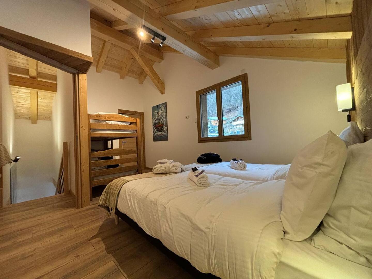 Chalets, Les Crozats Montriond Extérieur photo